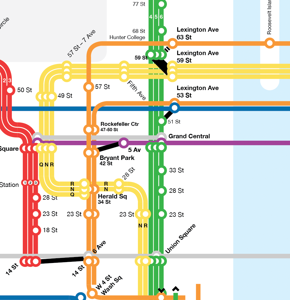 Leo Mancini NYC Subway Map Visualization Experiment